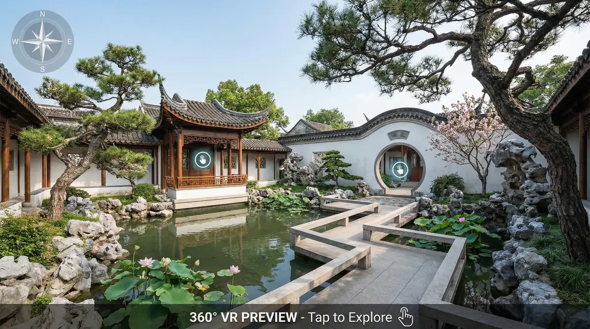 云游画境 - 集芳阁 | 360度全景游园体验